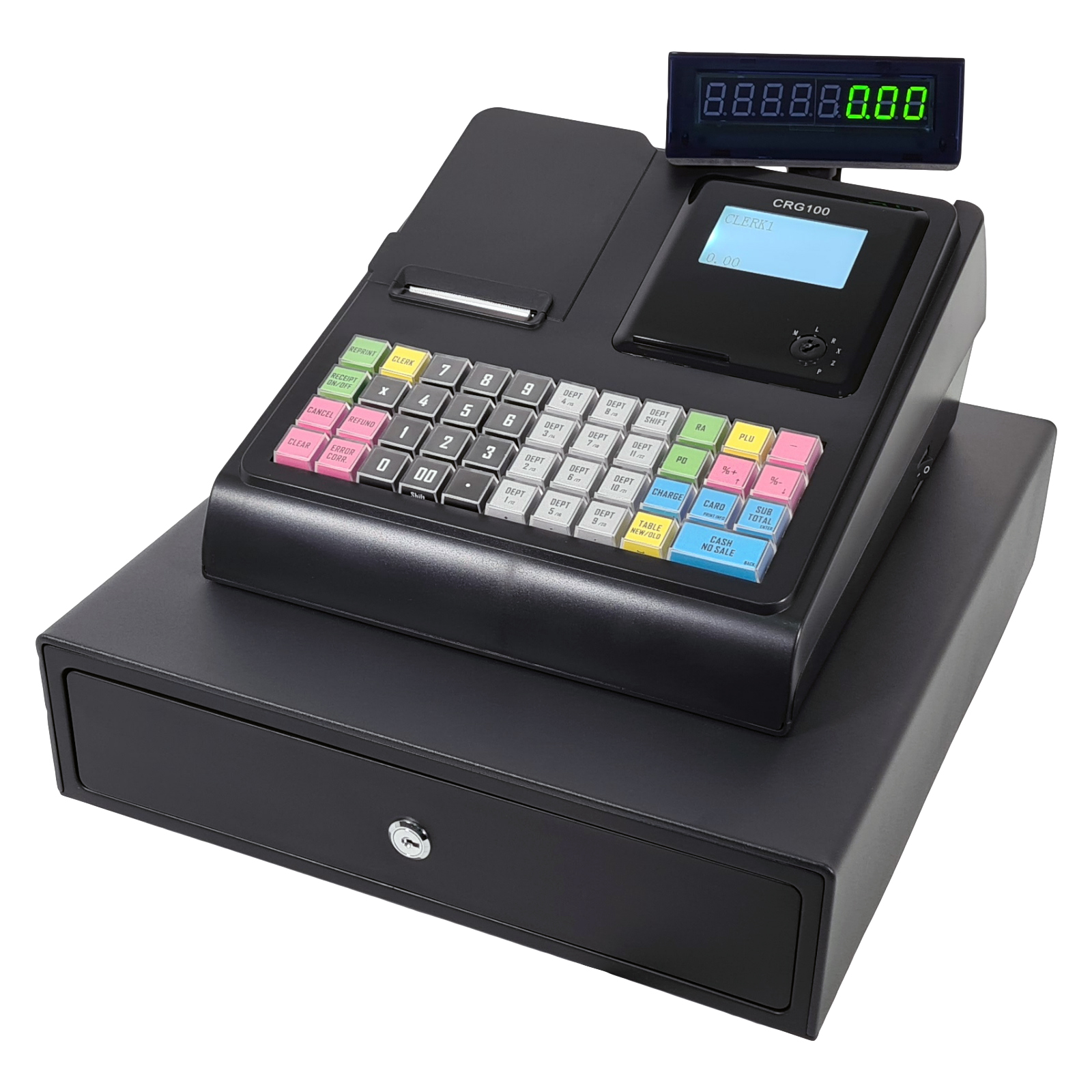CRG100 Black Cash Register and Till Drawer - OUT OF STOCK - Please see CRG100 White