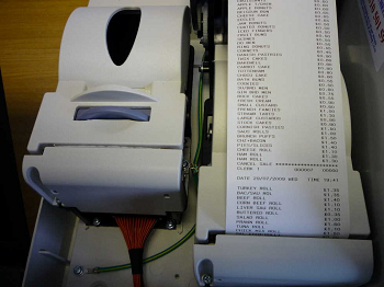 Cash registers that have two station printers