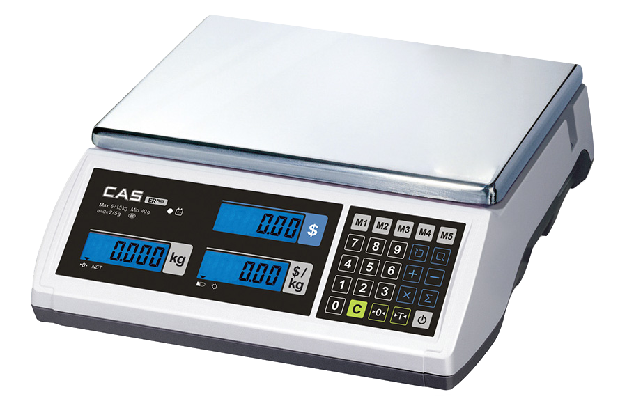 CAS ER PLUS 30Kg Flat Plate Weighing Scale