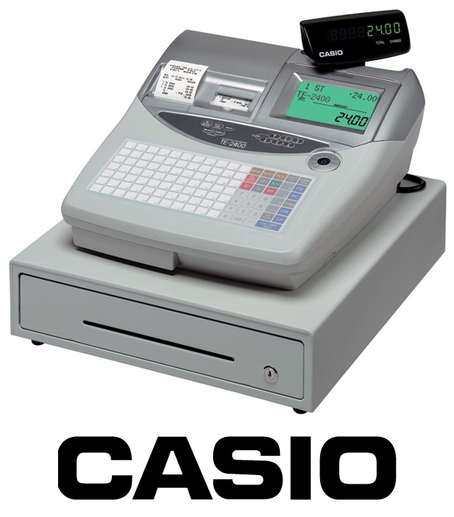 Casio TE 2400 Cash Register