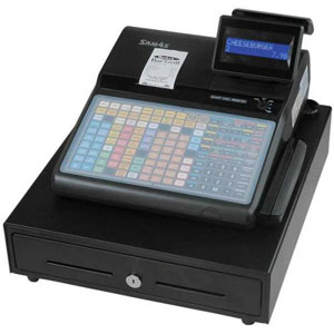 Sam4s ER 920 Cash register in black