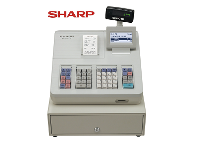SHARP XE-A207W Cash Register - Mid-level Cash Register for Retail & Hospitality 