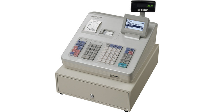 SHARP XE-A307W Cash Register - 2 Printer Sharp Till & Barcode Friendly